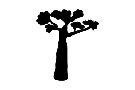 Baobab Tree Silhouette