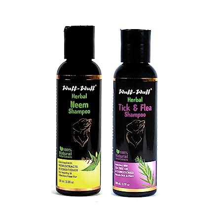 Buy Herbal Combo of 2 Neem Dog Shampoo(100ML) + Herbal Tick & Flea Dogs ...
