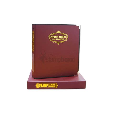 3-RING STAMP ALBUM FILE (EMPTY) WITH DUST COVER – Stampboxx