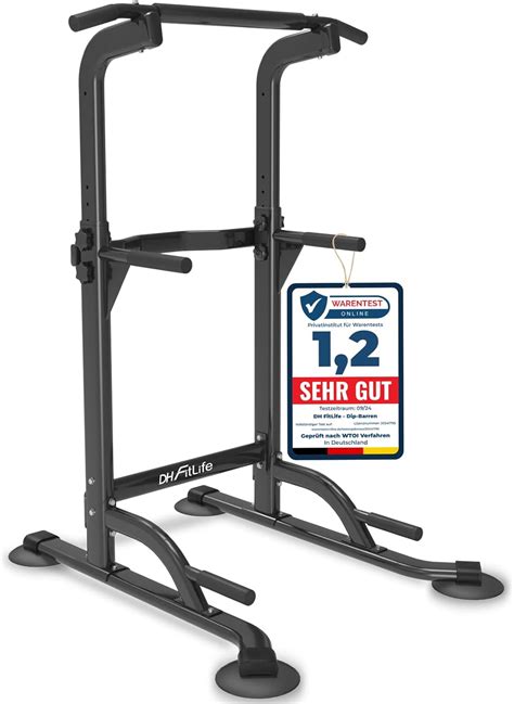 dh fitlife power tower dip station pull-up bar India | Ubuy