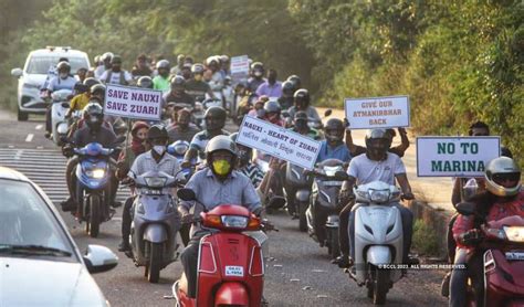 A bike rally held to protest against the marinas- The Etimes Photogallery