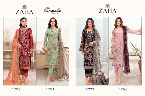 Ramsha Vol 15 Zaha Georgette Pakistani Salwar Suits – Kavya Style Plus