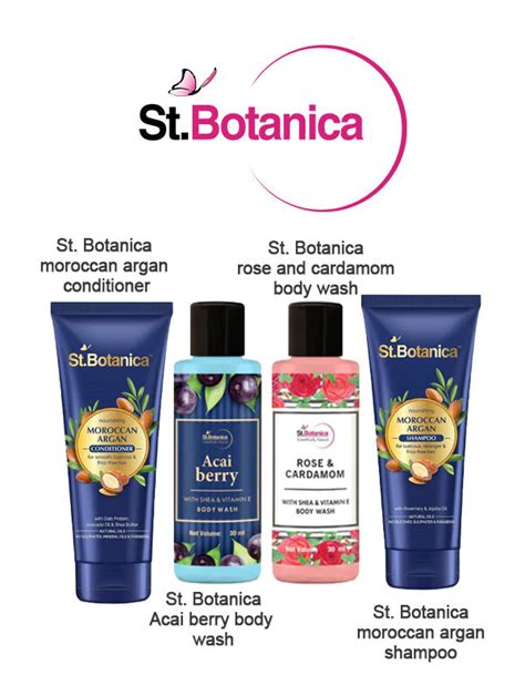 St Botanica Bath And Shower Combo With Moroccan Argan ( Pack of 4 ) (M ...