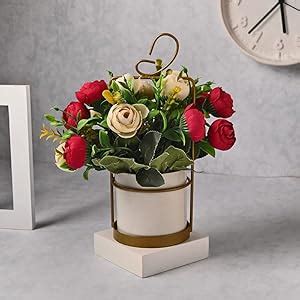 Floweraura Decorative Multicolor Artificial Roses Flowers Bunch in ...