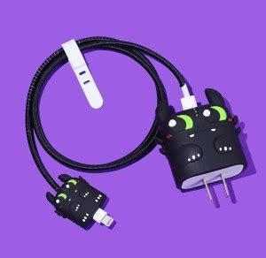 VAPRIF iPhone Charger Cover For 18W/20W | Cute 3D Cartoon Character ...