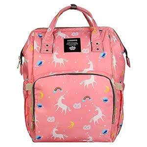 Buy Trendy Dukaan Diaper Bag/Mother Backpack for Travel (Printed Peach ...