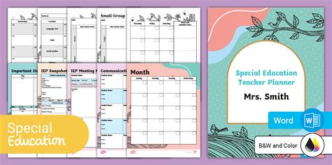 Special Education Teacher Planner | Printable | Twinkl USA