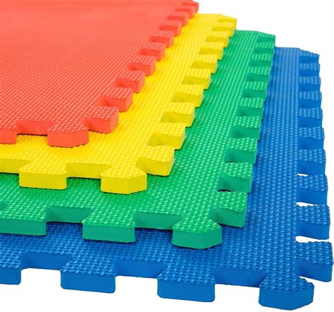 EASY HOME Multicolor Play Mat for Kids, Baby Interlocking Play Mat for ...