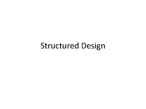 Image result for Structured Design