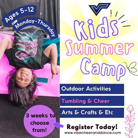 Kids Summer Camp, VIBE Cheer & Dance GYM, El Monte, 17 June to 20 June ...