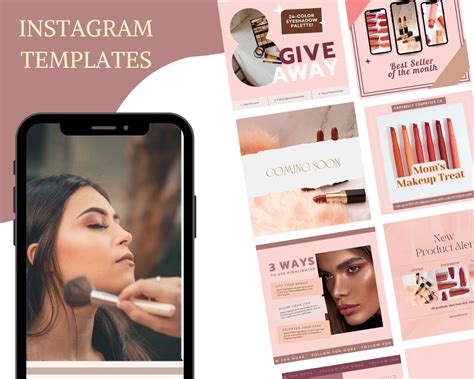 Beauty Instagram Template | Make-up Instagram Template | Skin Care ...