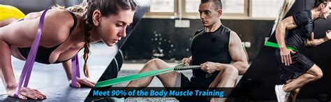 TOUARETAILS Resistance Pull Up Bands, for Body Stretching, Powerlifting ...