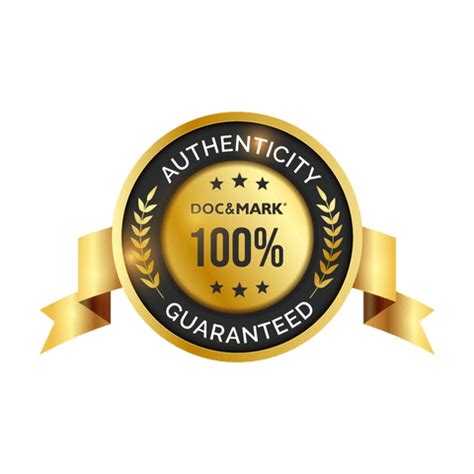 Authenticity Guarantee – DOC&MARK®