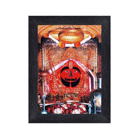 PnF Salasar Balaji Hanuman Religious Wood Photo Frames with Acrylic ...