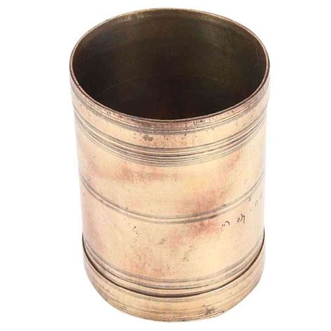 Golden Brass Rice Measuring Pot