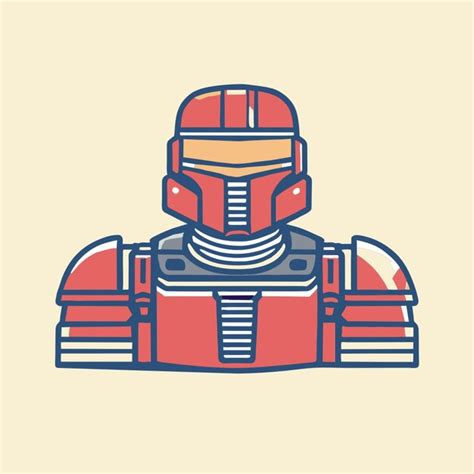 Action robocop cyborg for t shirt design hand drawn engraving simple ...