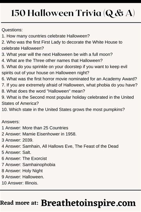 Disney Halloween Movie Trivia Questions And Answers