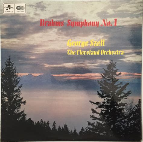 Lot 192 - GEORGE SZELL - BRAHMS SYMPHONY NO. 1 LP (SAX