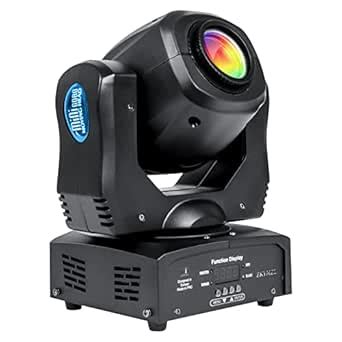 ZKYMZL LED Moving Head DJ Light 80W Stage Lighting 8 Gobos 8 Colors & 8 ...