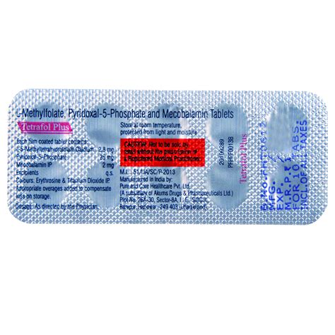Tetrafol Plus Tablet 10's Price, Uses, Side Effects, Composition ...