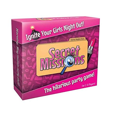 Creative Conceptions Secret Missions Girlie Nights The Hilarious Party ...