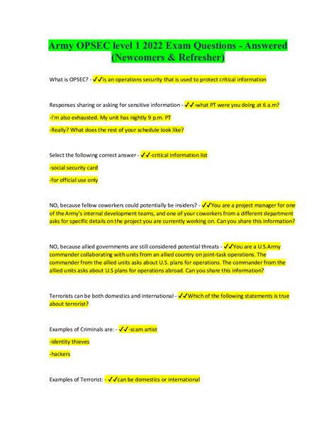 Image result for OPSEC Level 1