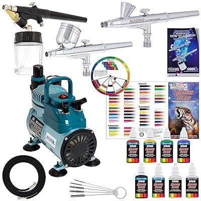3 Master Airbrush Professional Acrylic Paint India | Ubuy