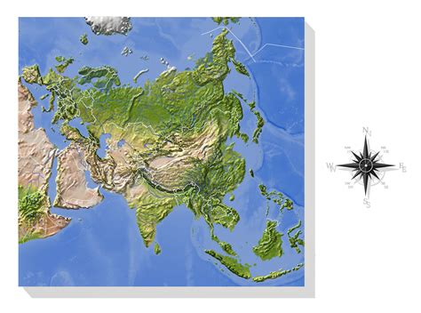 Asia Relief Map 的图像结果
