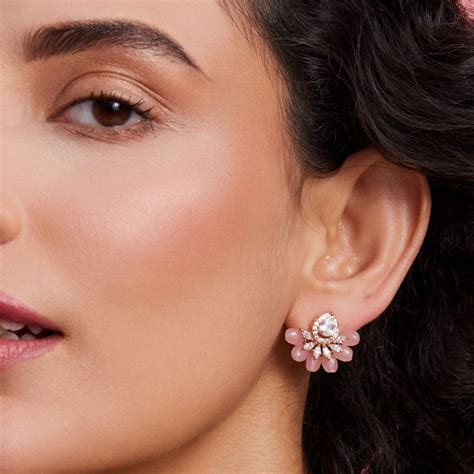 Buy Bloom Delicate CZ Stud | Tarinika - Tarinika India
