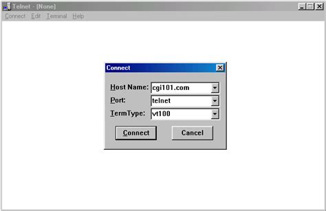 Telnet Connection 的图像结果