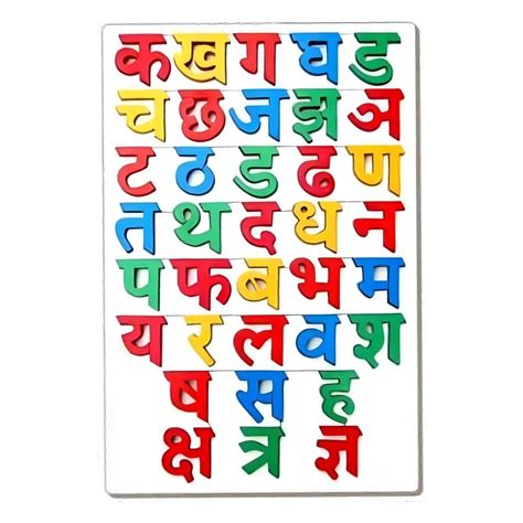 Hindi Consonants Inset Puzzle - Chotan.in (A Product of KickMark India)