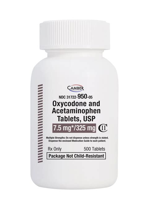 Oxycodone 5mg 325mg