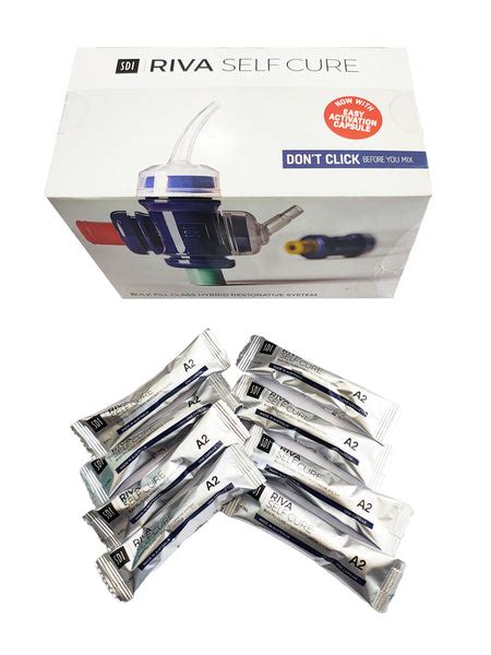 SDI Riva Self Cure 50 Capsules - Bulk Fill Glass Hybrid Restorative Ce ...