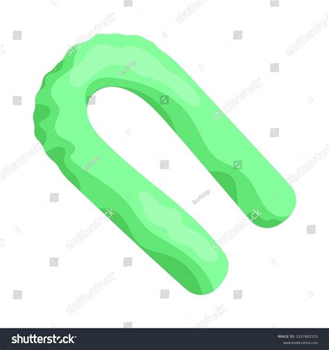 Green Ushaped Pillow Vector Illustration Cartoon Stock Vector (Royalty Free) 2227602155 ...