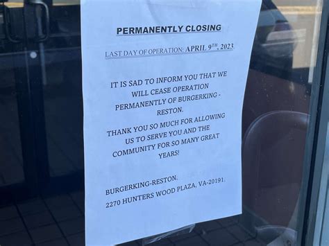 NEW: Burger King shutters Reston location | FFXnow