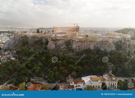 Acropolis of Athens Ancient Citadel in Greece Stock Image - Image of ...