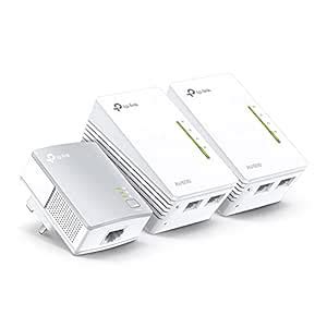 TP-Link TL-WPA4220 TKIT 2-Port Powerline Adapter WiFi Starter Kit ...