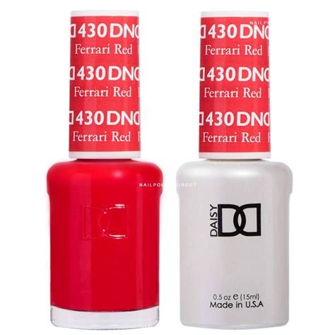 DND Duo Gel & Nail Polish Set - Ferrari Red 430 - 2 x 15ml