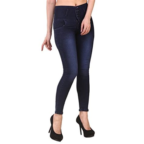 Buy Jeanwelly Women's Skinny Fit Jeans (JW-1236-BLUE_Blue_32) at Amazon.in