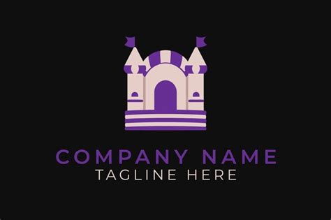 Bouncing logo house making logo | Premium Vector