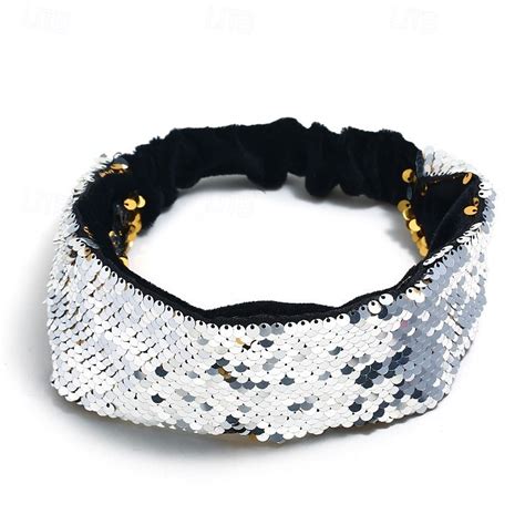Sequin Headbands Elastic Stretch Sparkly Fashion Headband for Teens ...