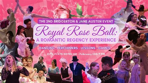2nd Jane Austen and Bridgerton Event: The Royal Rose Regency Ball ...