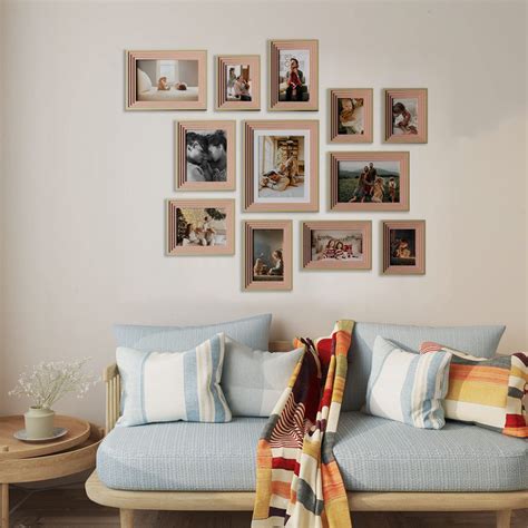 Idolatry Wall Photo Frame, Home-office, Wall Decor - Set of 12 (Pink,1 ...