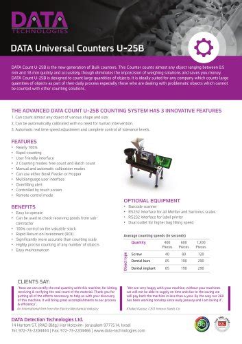 DATA Count S-JR - DATA Detection Technologies Ltd. - PDF Catalogs ...