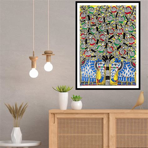 Artdarshan Madhubani Painting for Bedroom, Livingroom, Diningroom, Home ...