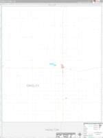 Greeley County, KS Population Zip Code Wall Map by MarketMAPS - MapSales