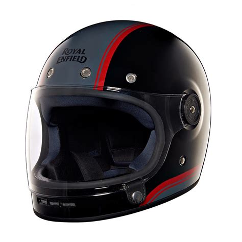 Royal Enfield FF Drifter V2 Big Stripe Gloss Black Helmet– Moto Central