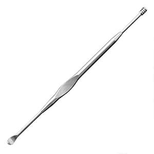 Baradu Screw Stainless Steel Double - end Ear Scoop for Ear Cleaner ...