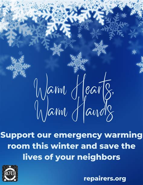 Along with our poetry contest, Warm Hands Warm Hearts will be going ...