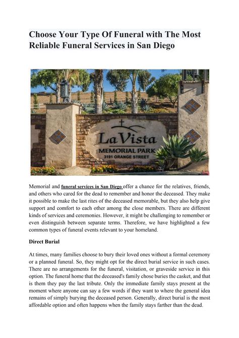 Choose Your Type Of Funeral with The Most Reliable Funeral Services in ...